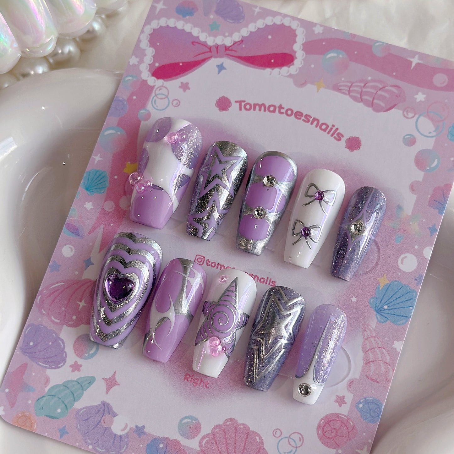 Purple Starry Stars