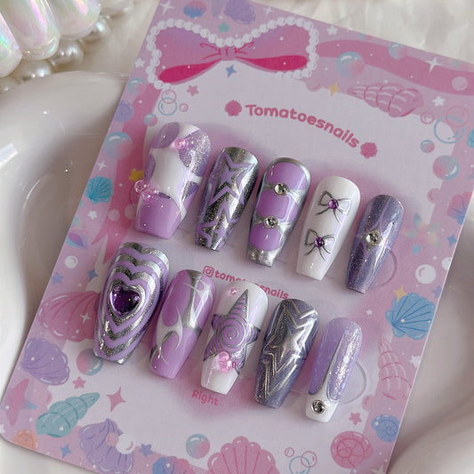 Purple Starry Stars