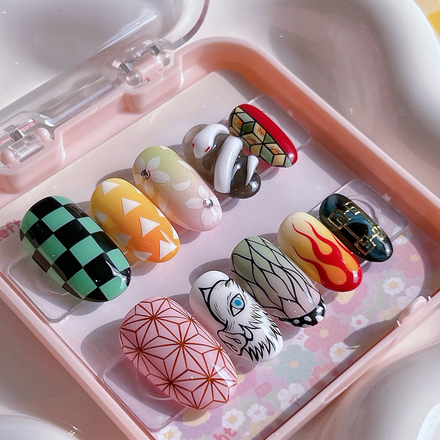 Anime Nails (Demon) Nail Box Included