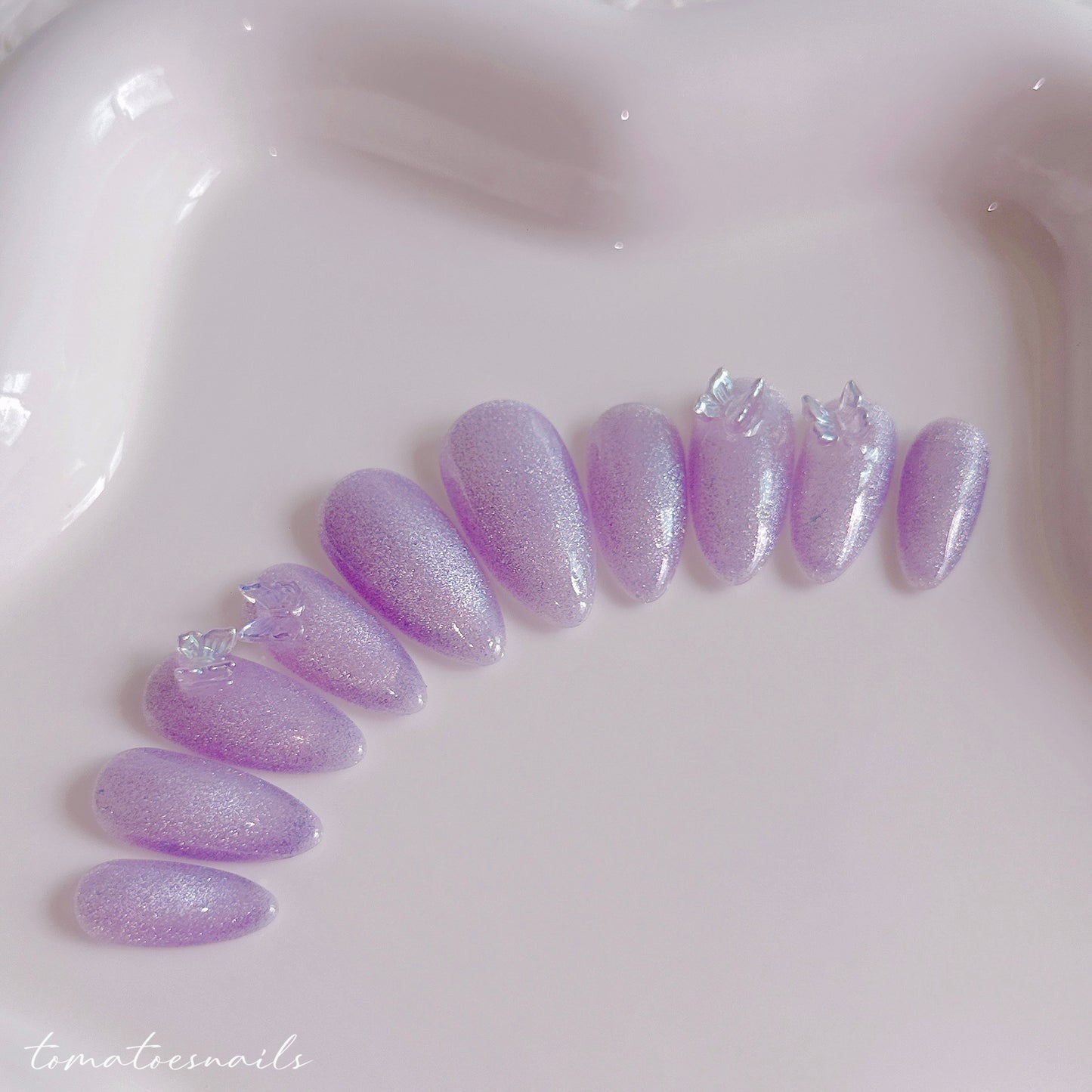 Glowy Grape Butterfly