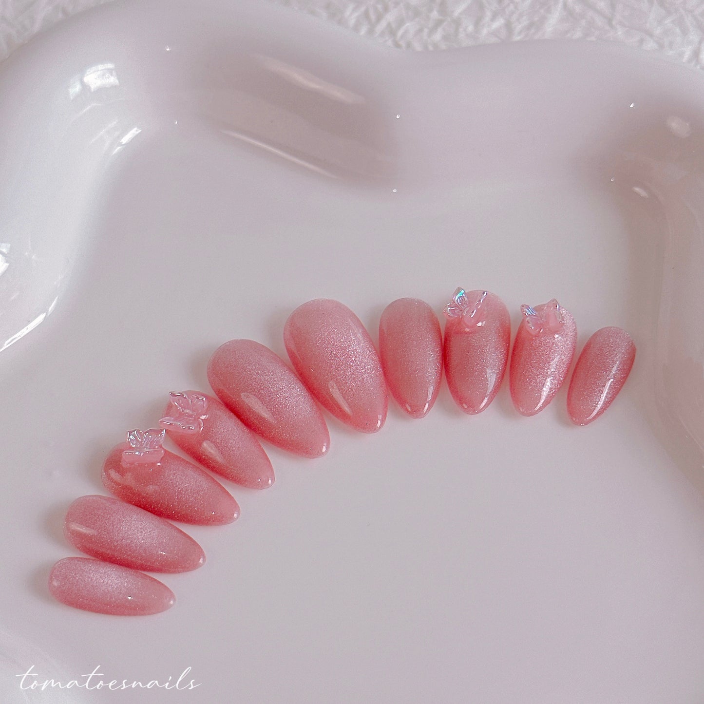Glowy Strawberry Butterfly