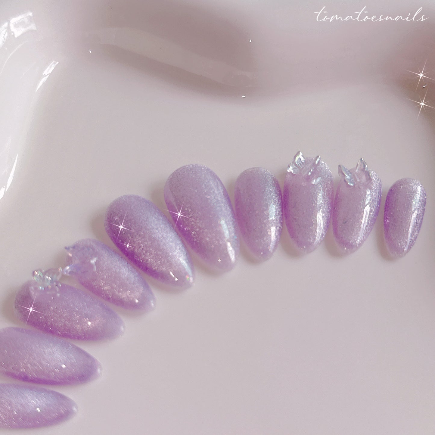 Glowy Grape Butterfly