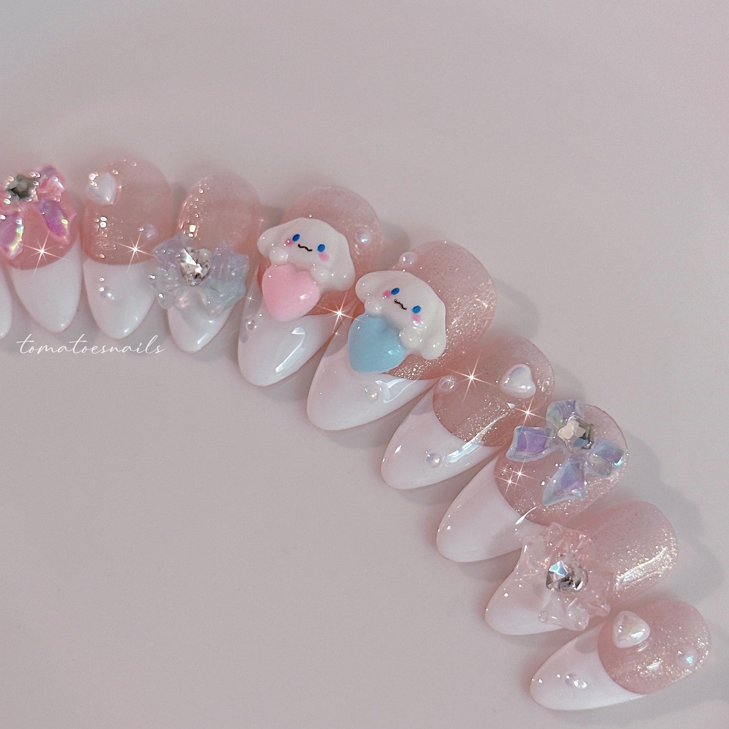 French Tip Aurora Bow Pup