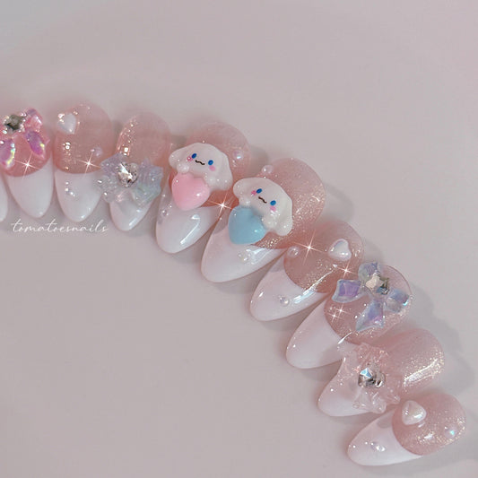 French Tip Aurora Bow Pup