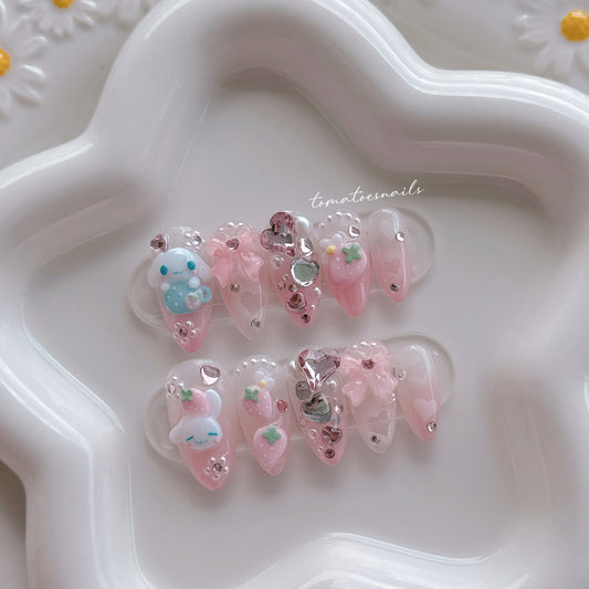 Strawberry Milk Tea Cup