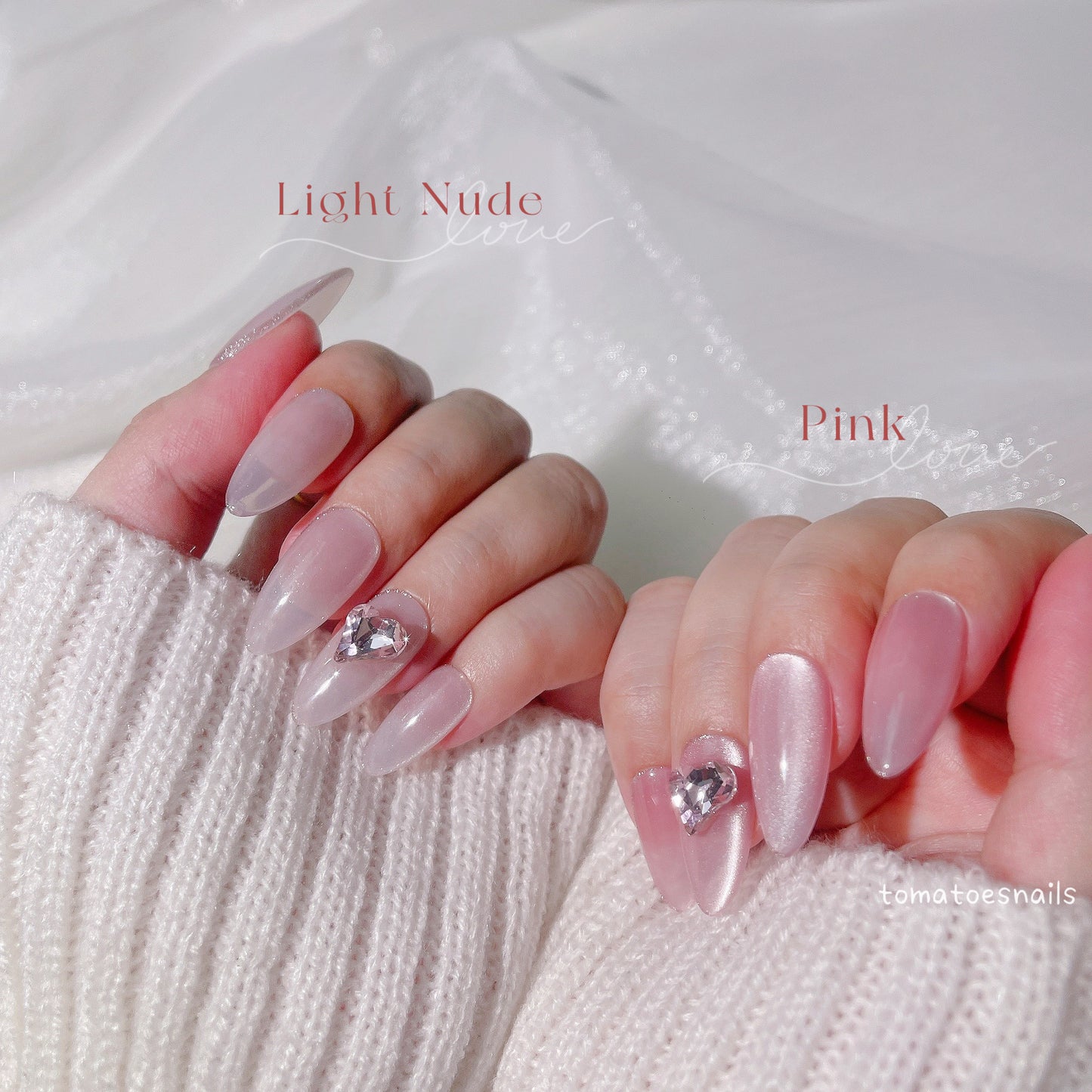 Pink Velvet Heart Gem