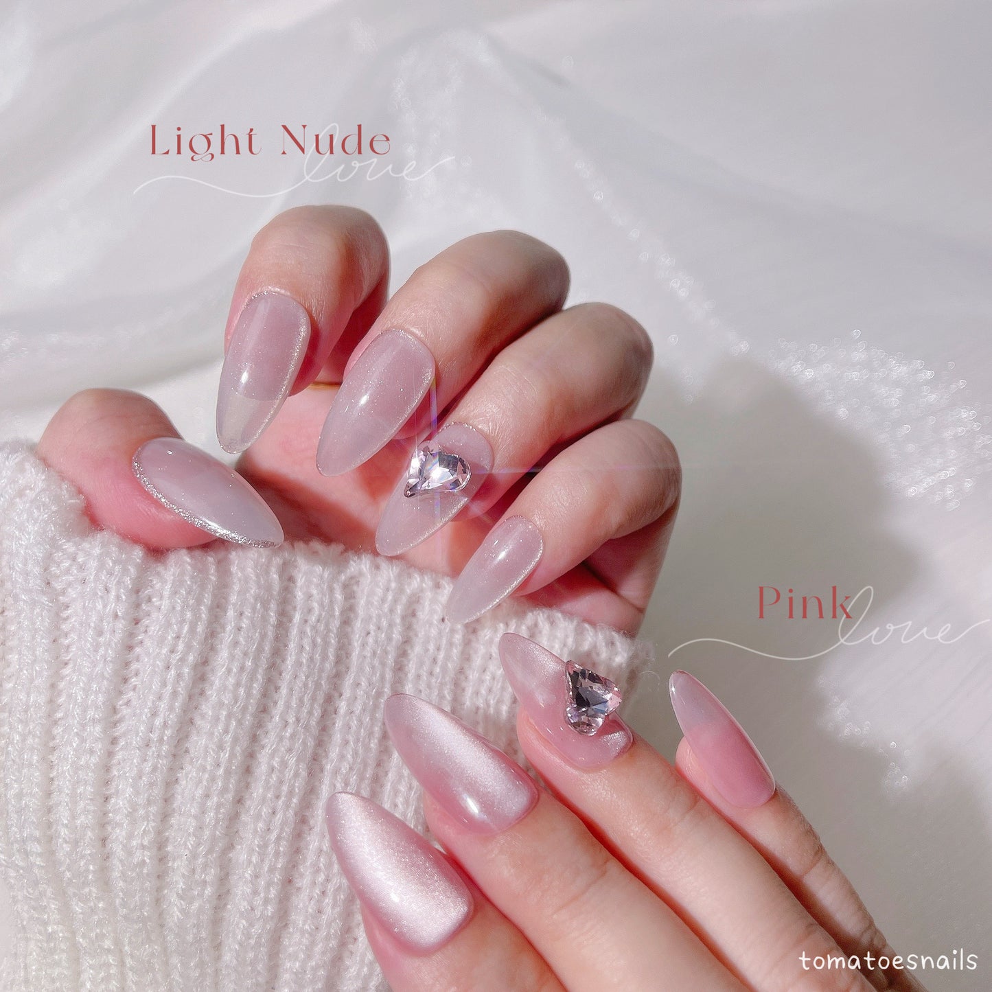 Pink Velvet Heart Gem