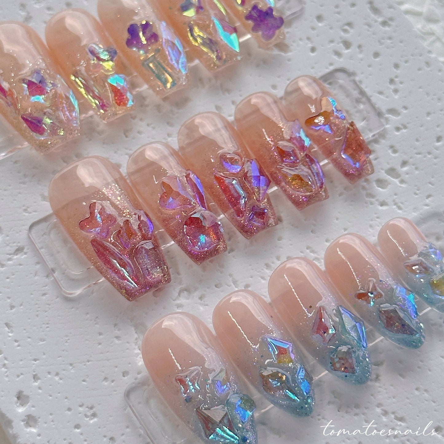 BLUE Aurora Glitter Ice