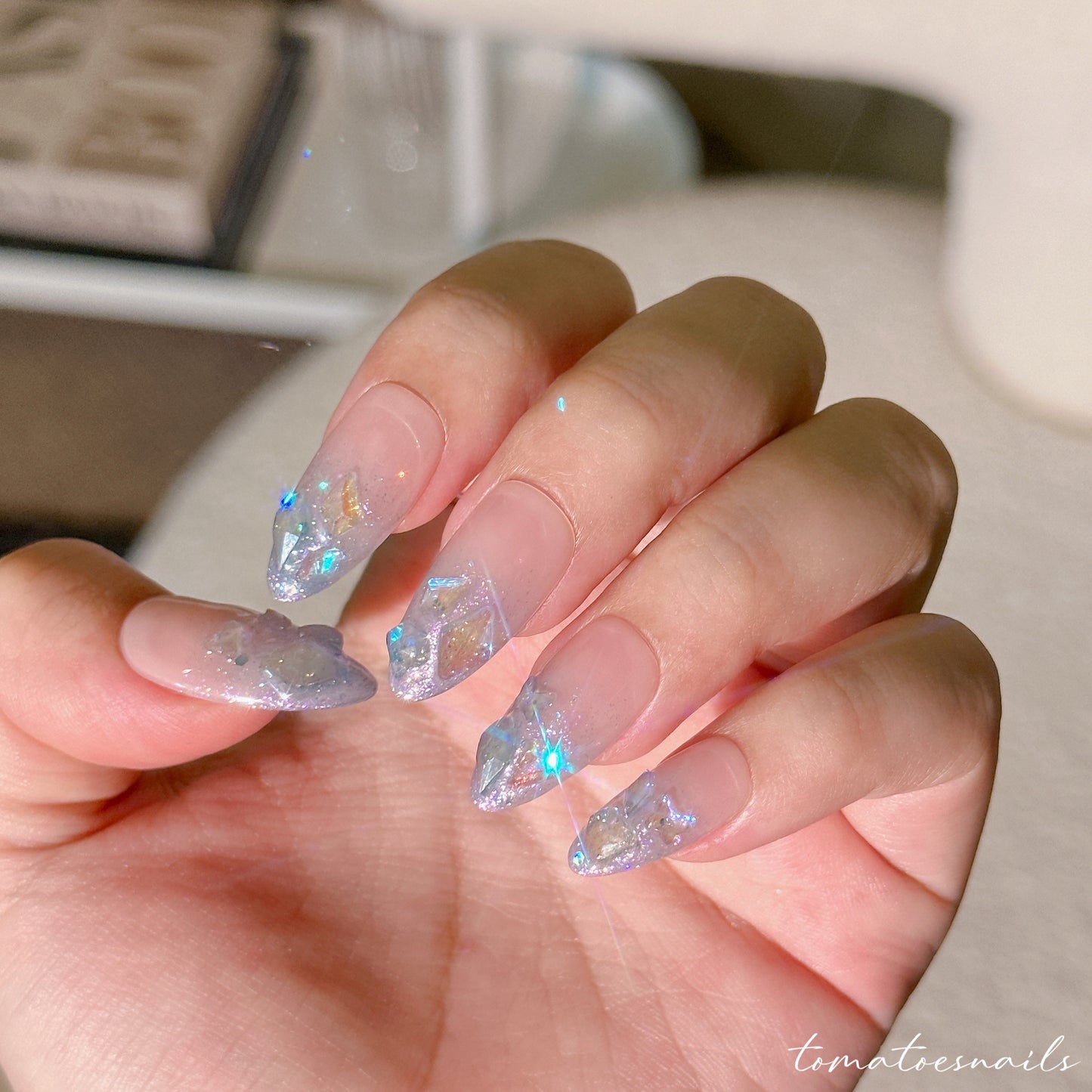 BLUE Aurora Glitter Ice