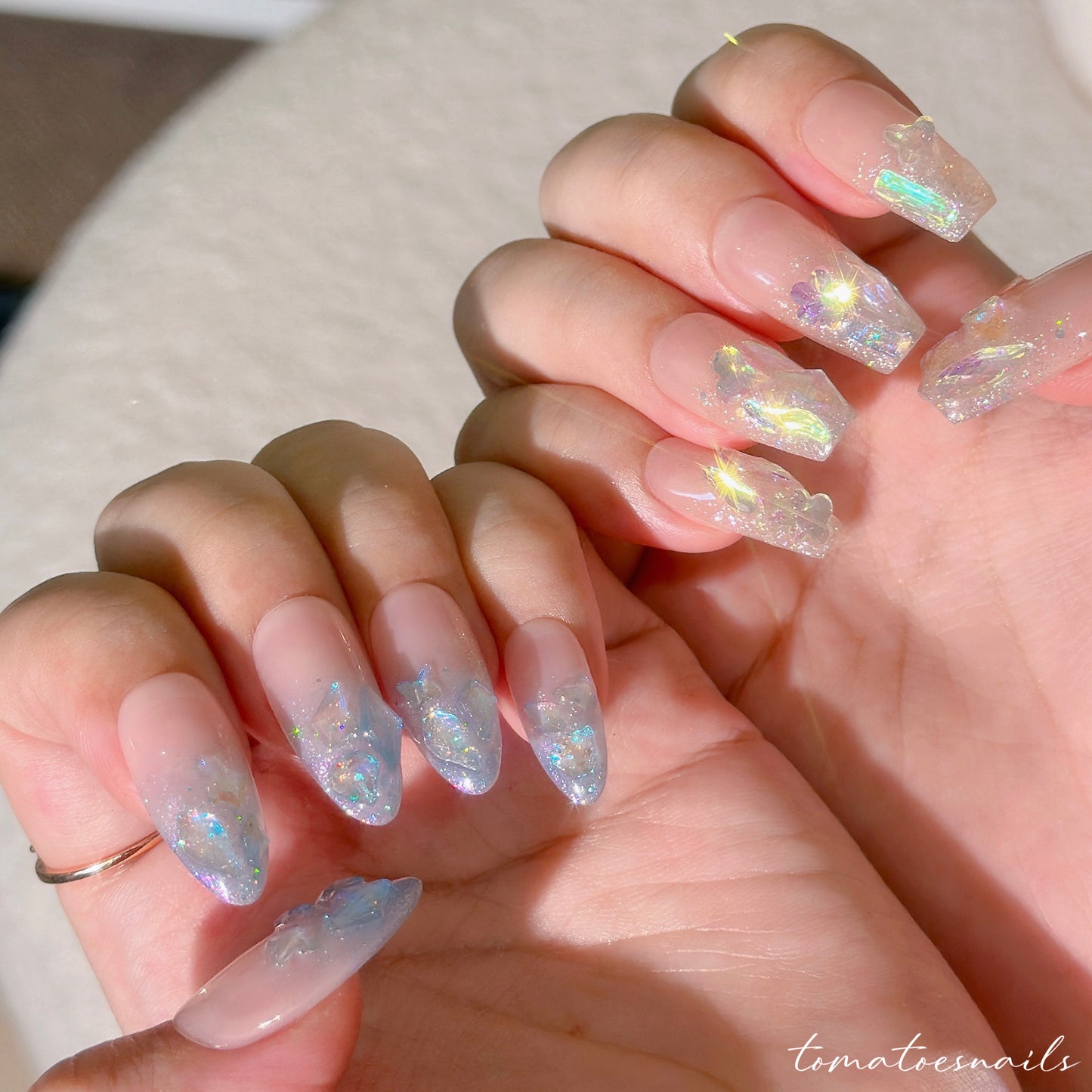 BLUE Aurora Glitter Ice