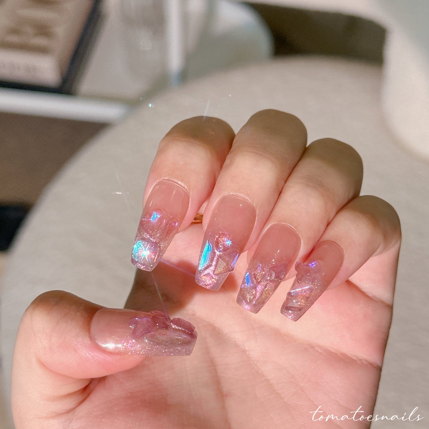 PURPLE Aurora Glitter Ice