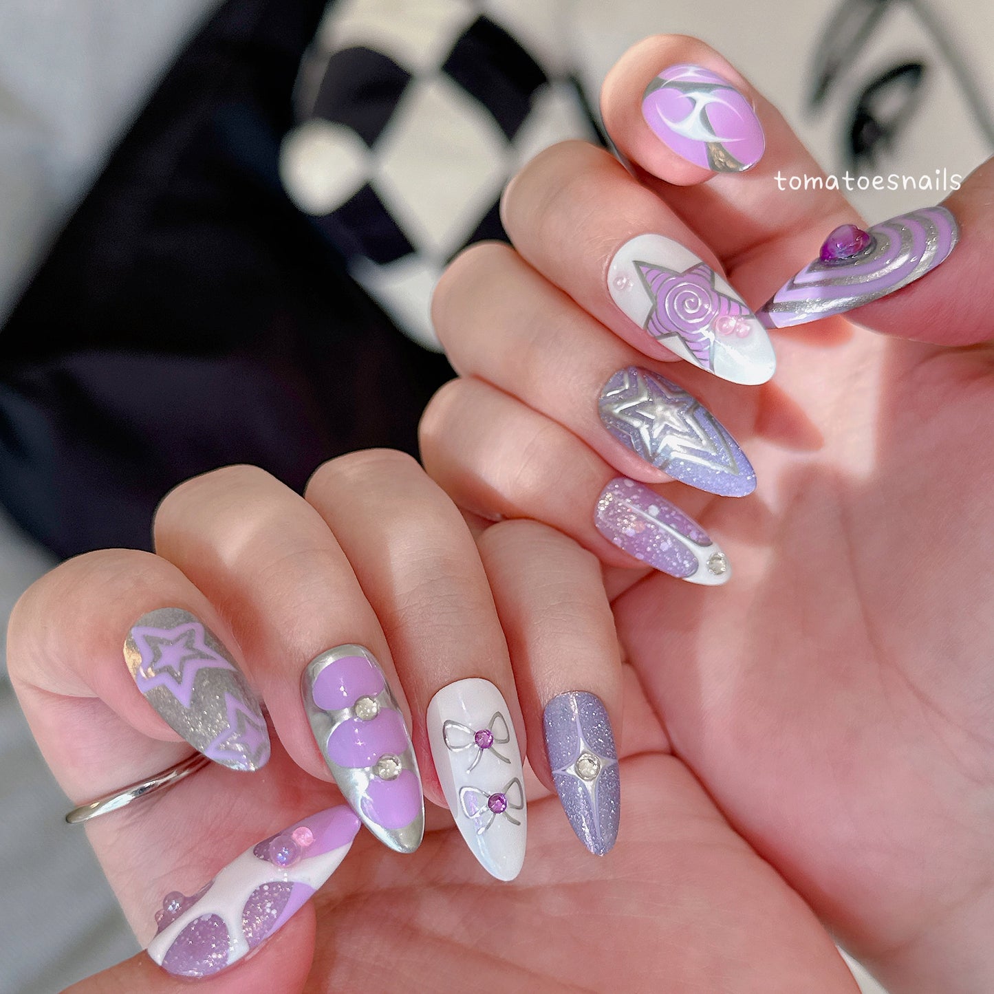 Purple Starry Stars