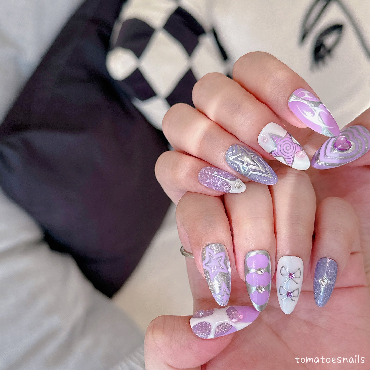 Purple Starry Stars