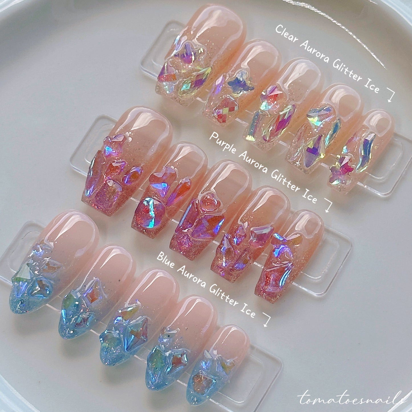CLEAR Aurora Glitter Ice