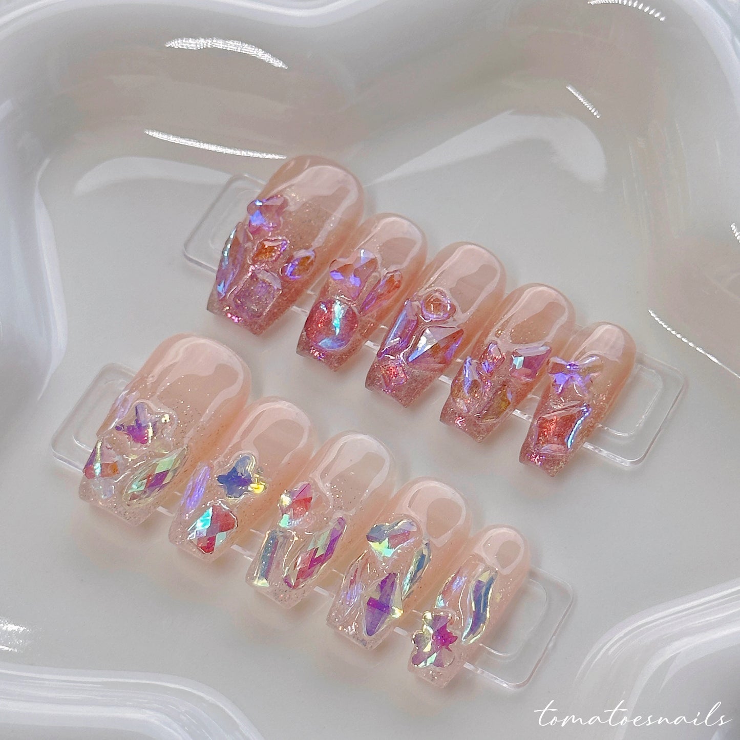 CLEAR Aurora Glitter Ice