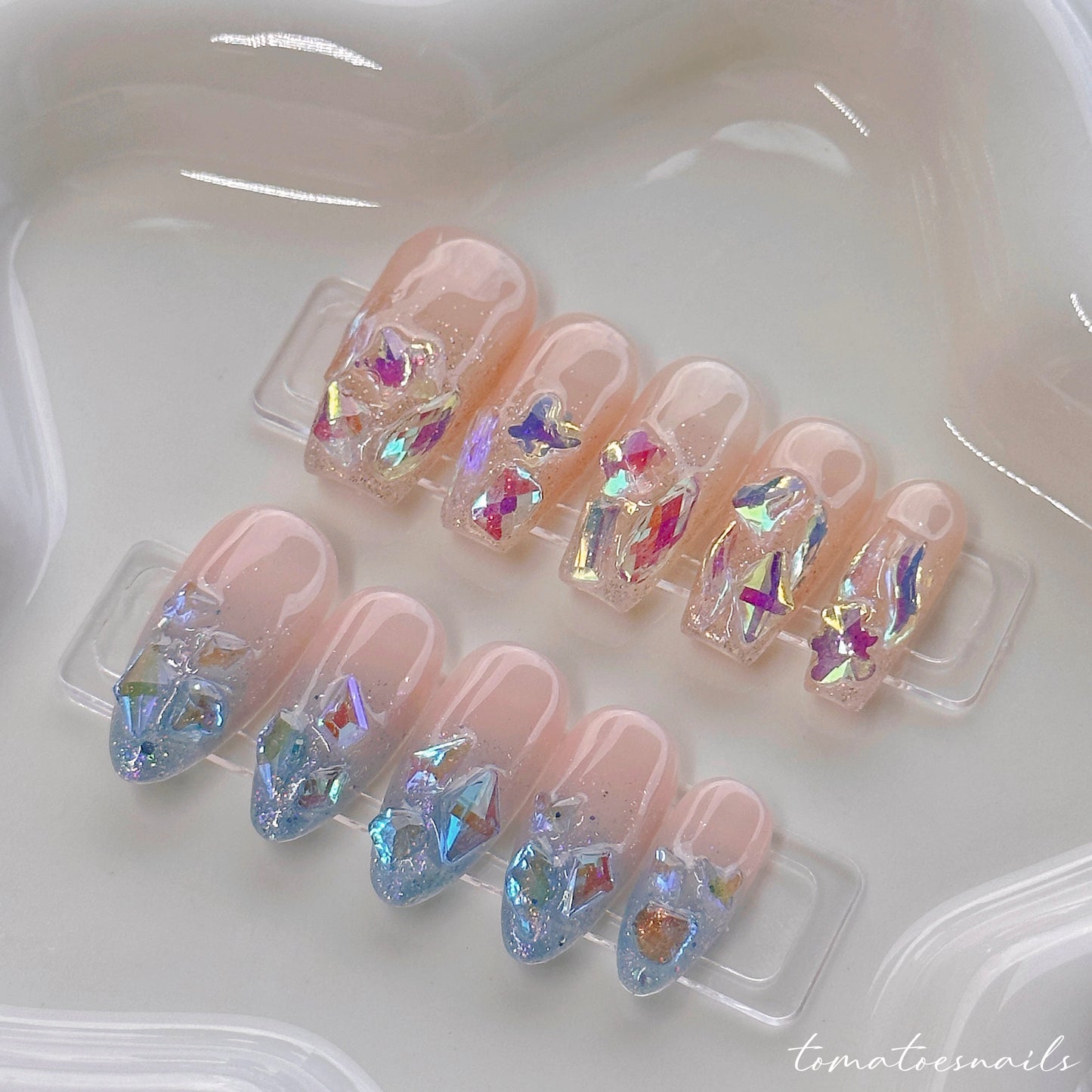 BLUE Aurora Glitter Ice