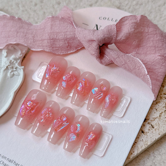 PINK Aurora Glitter Ice