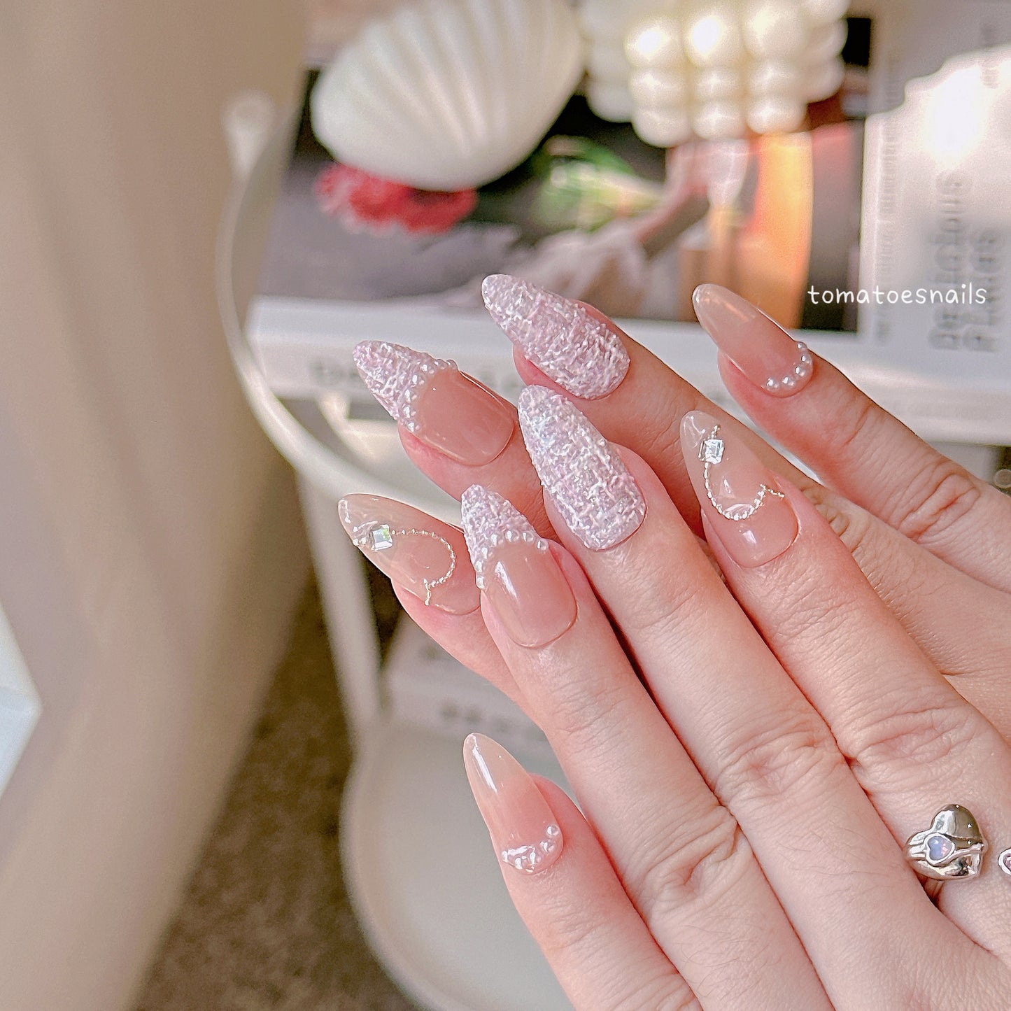 Pink Tweed Glam