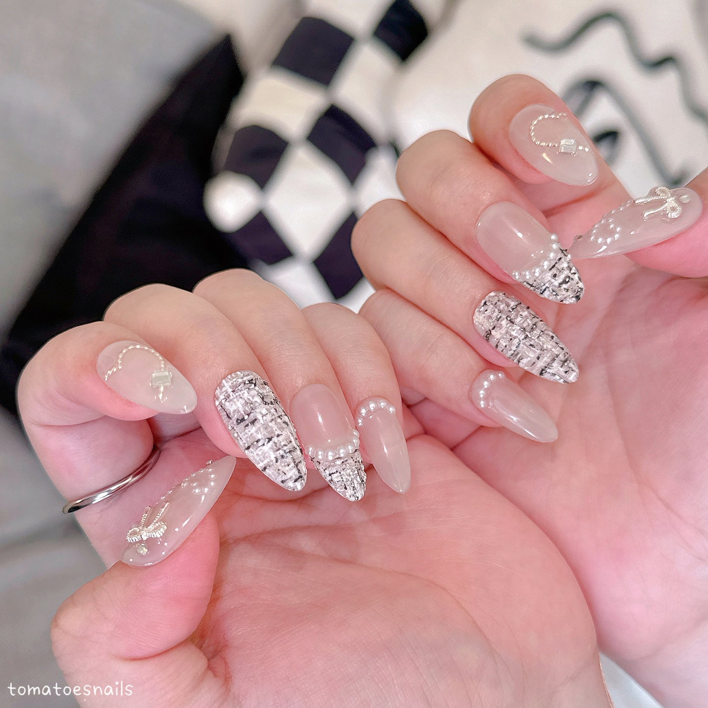 Black Tweed Glam