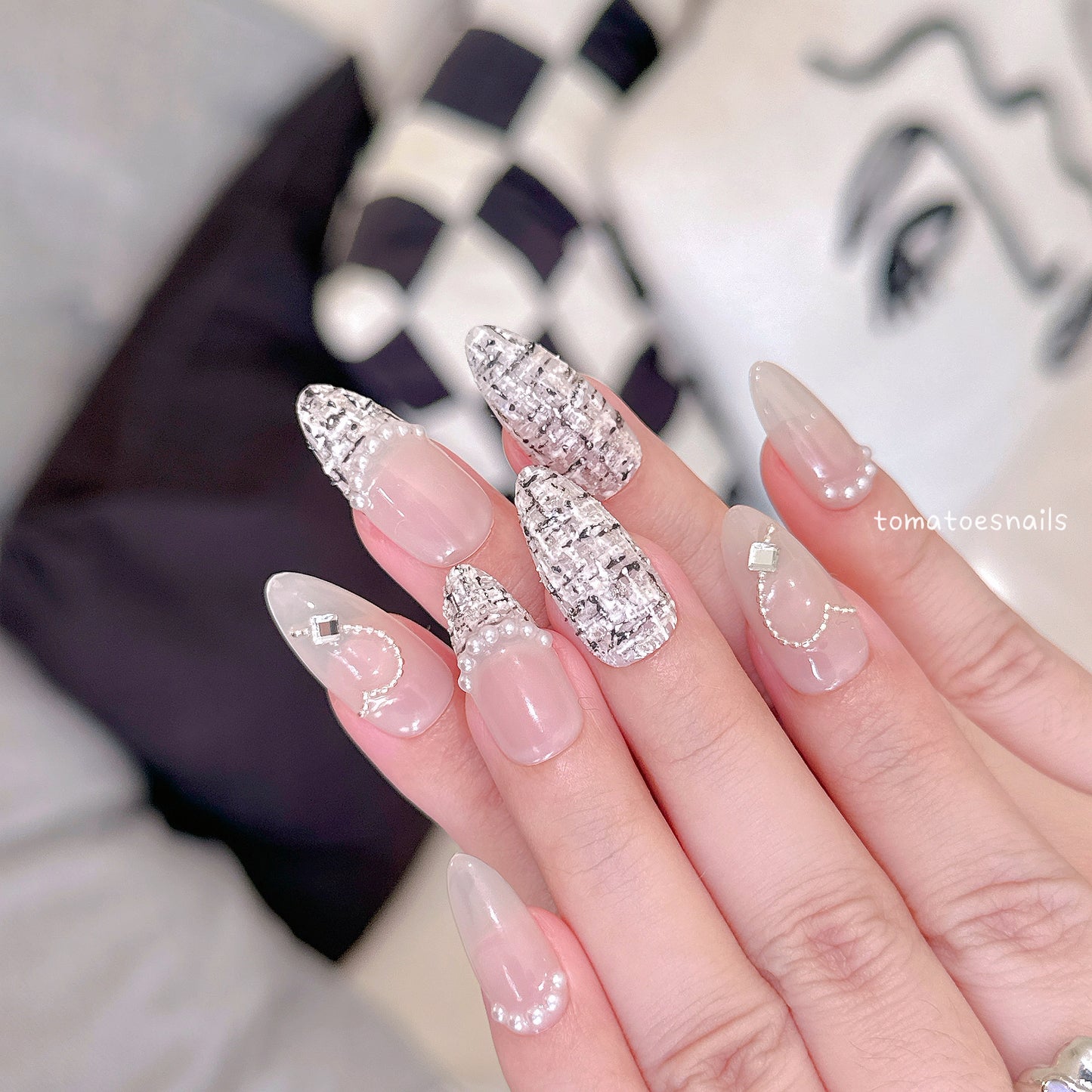 Black Tweed Glam