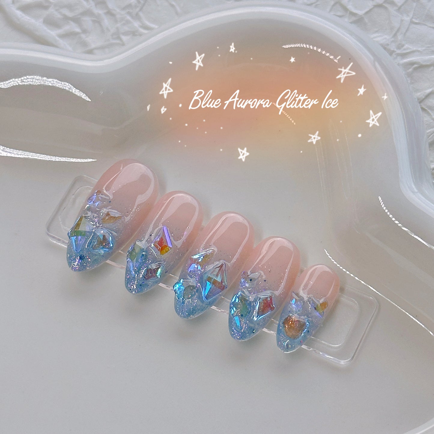 BLUE Aurora Glitter Ice