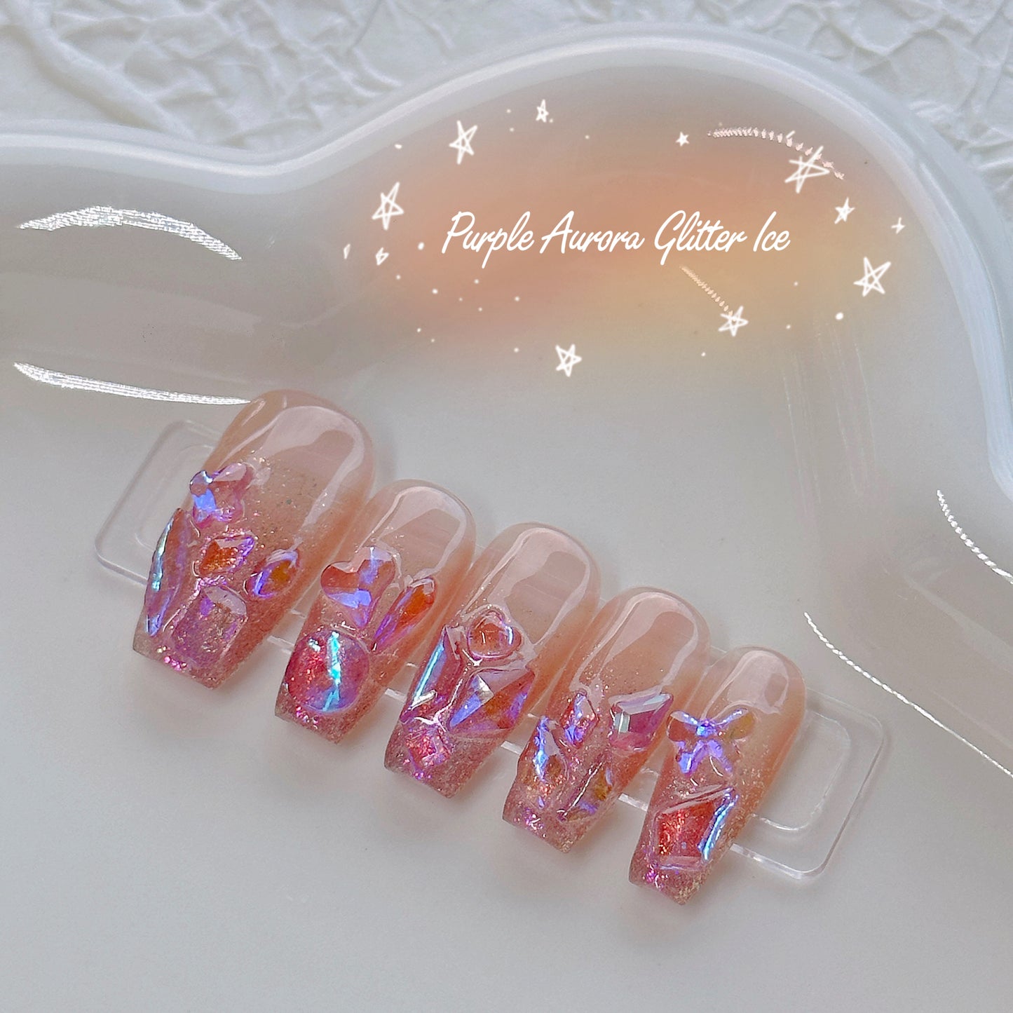 PURPLE Aurora Glitter Ice