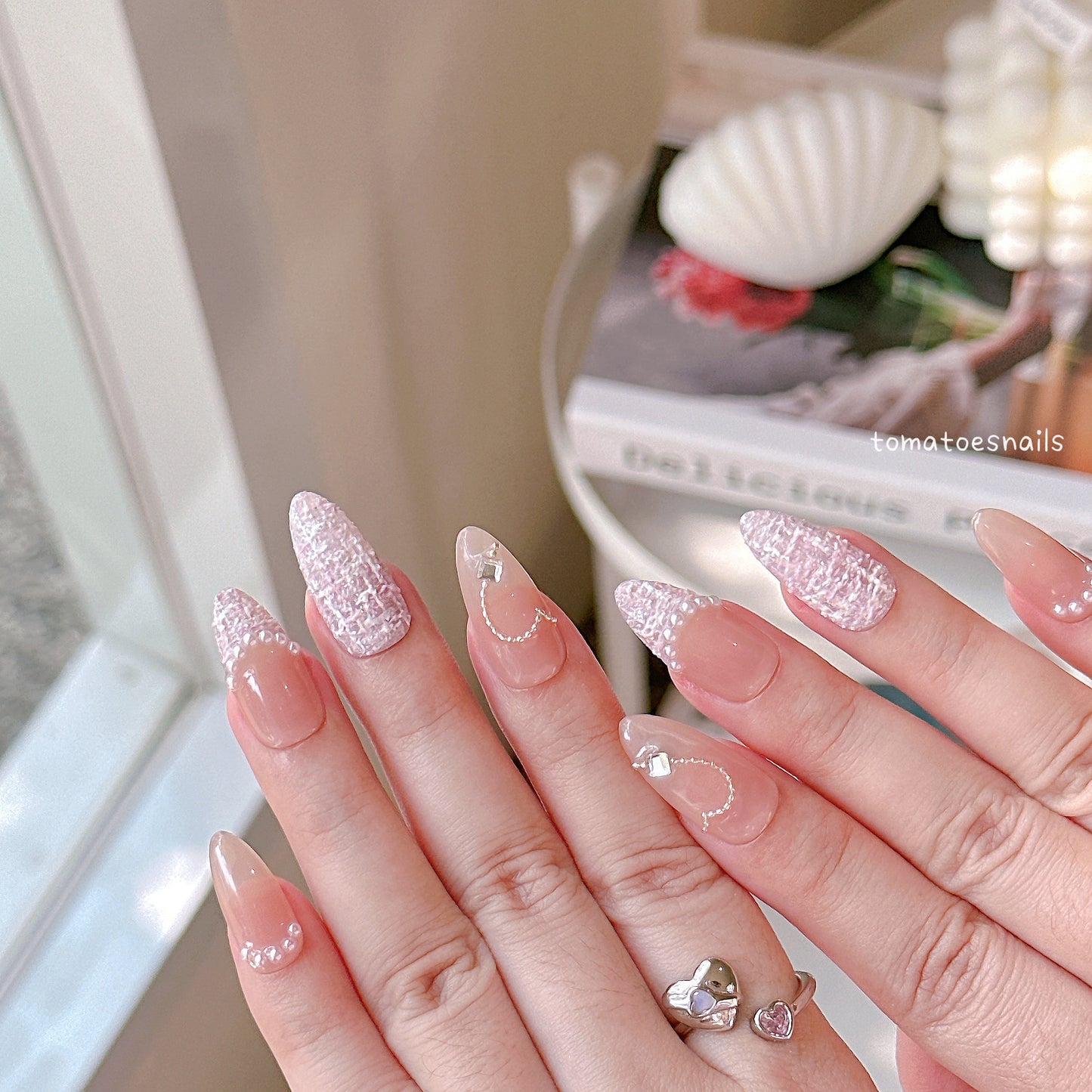 Pink Tweed Glam
