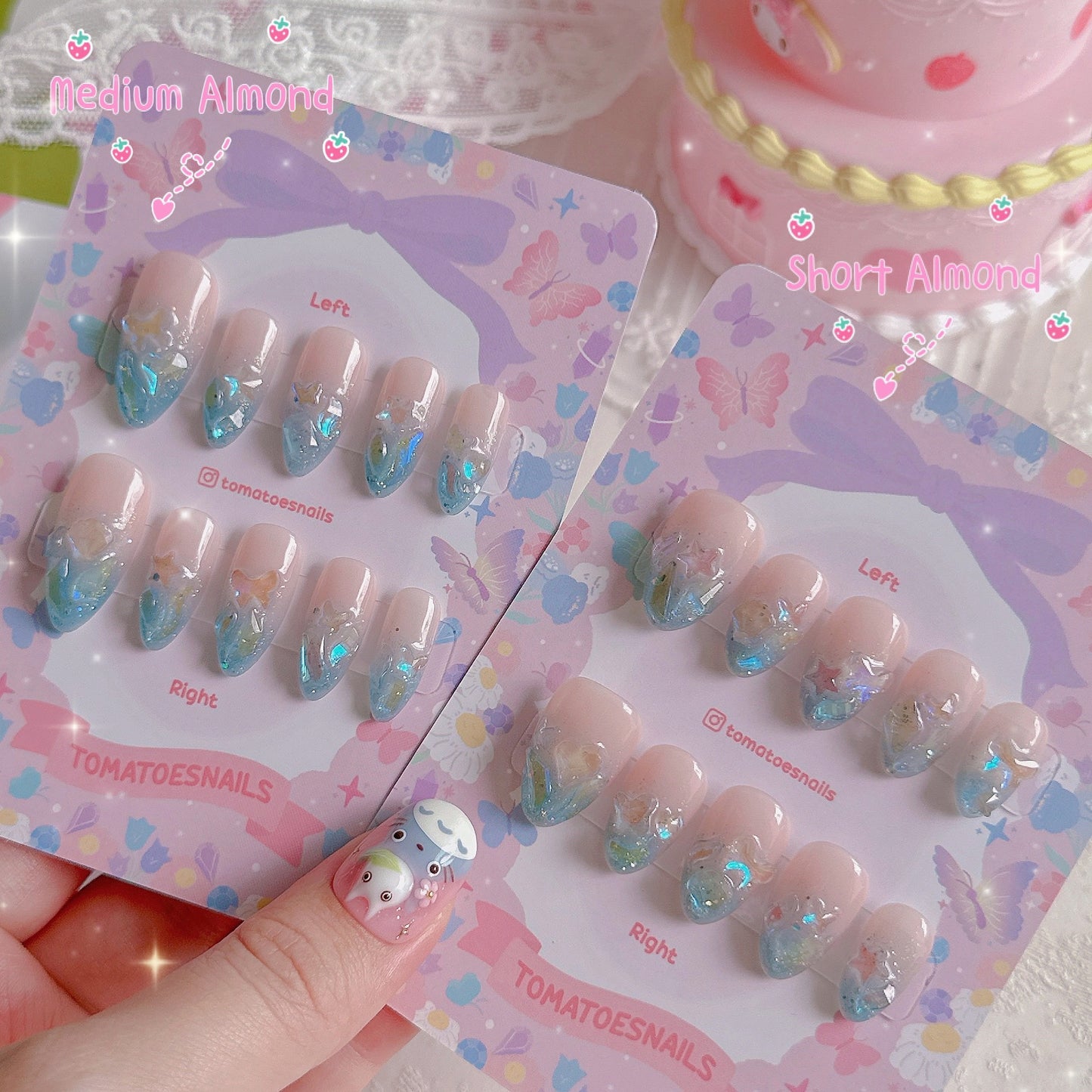 BLUE Aurora Glitter Ice