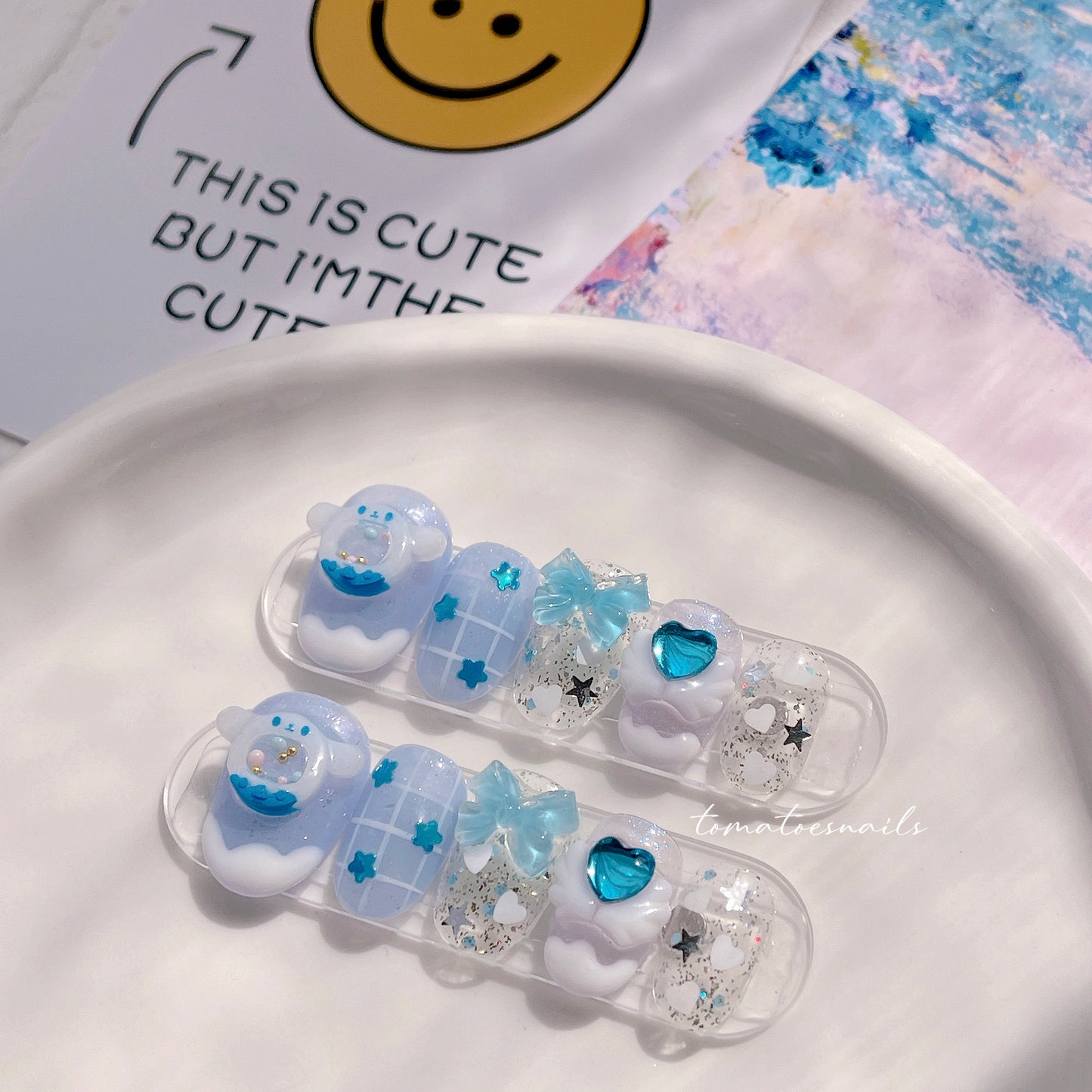 Mini Blue Tamagotchi