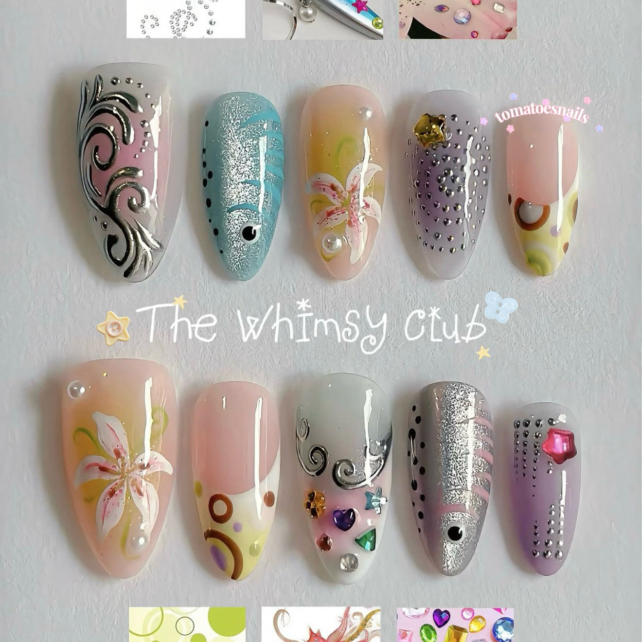 The Whimsy Club (Gold chrome option)
