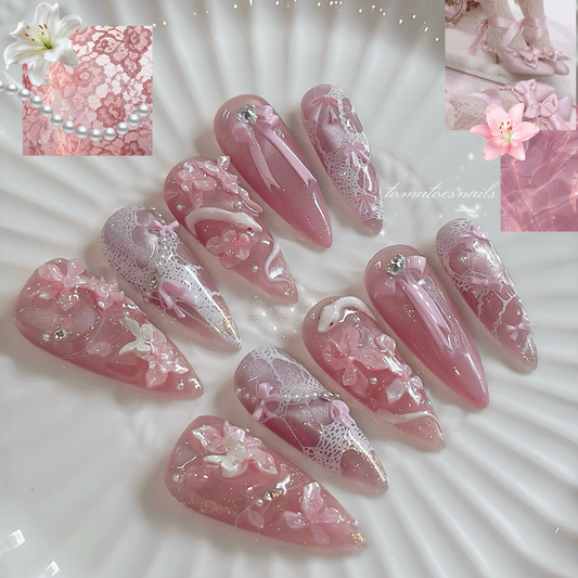 Pink Garden Whispers
