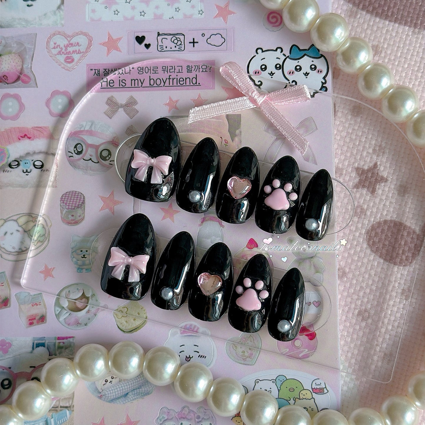 Jelly Bean Paws (Black)