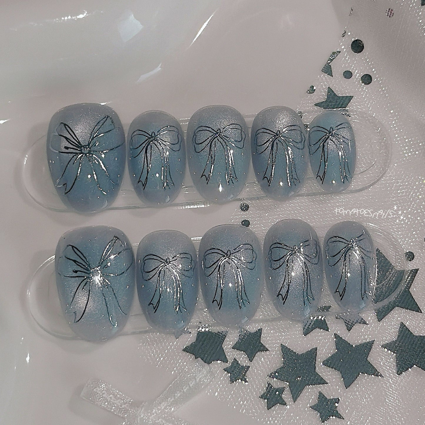 Blue Ribbon Glow