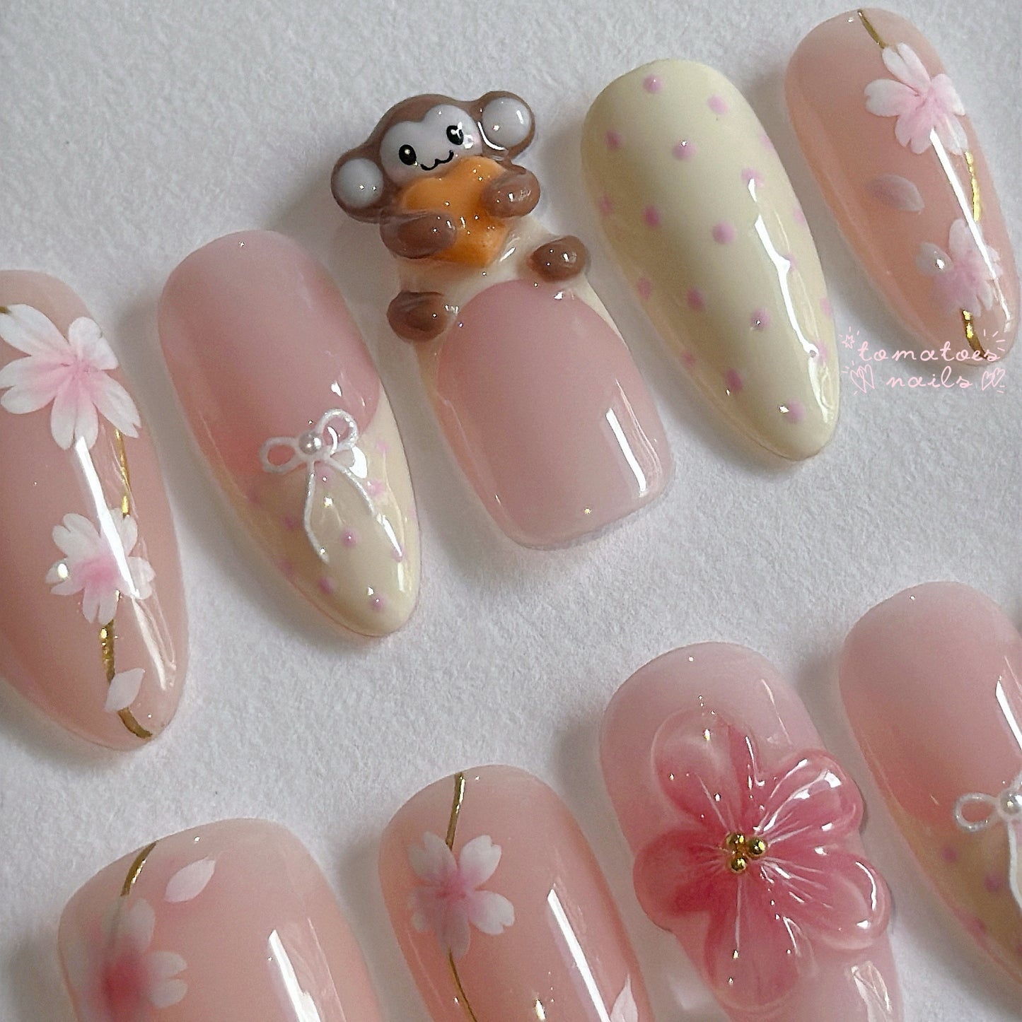 Monkey Hug (can switch to 3D flower)